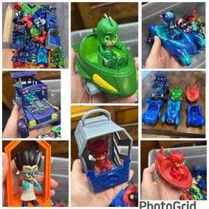 PJ Masks Vehicle Playset - Blue, Green, Red - Kids Toys